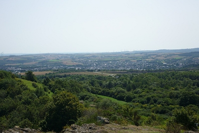 Blick vom Beller Berg südlich Richtung Mayen